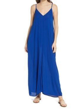 Treasure and Bond Blue Maxi Dress